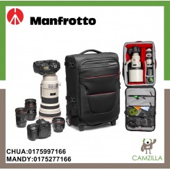 Manfrotto Pro Light Reloader Air-55 Carry-On Camera Roller Bag (Black)